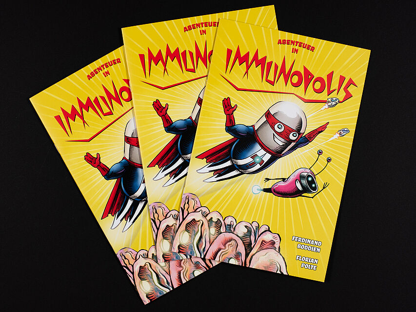 Comic "Abenteuer in Immunopolis" – Cover